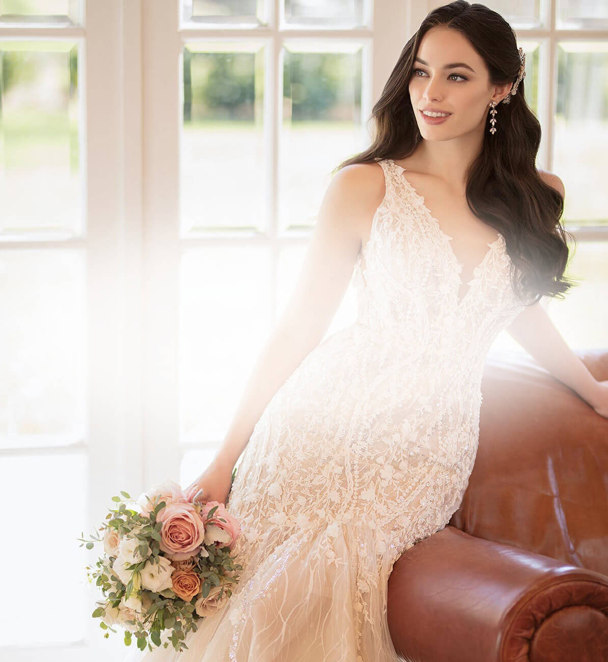 Photo of Model wearing a Fantastic Finds Bridal Dress