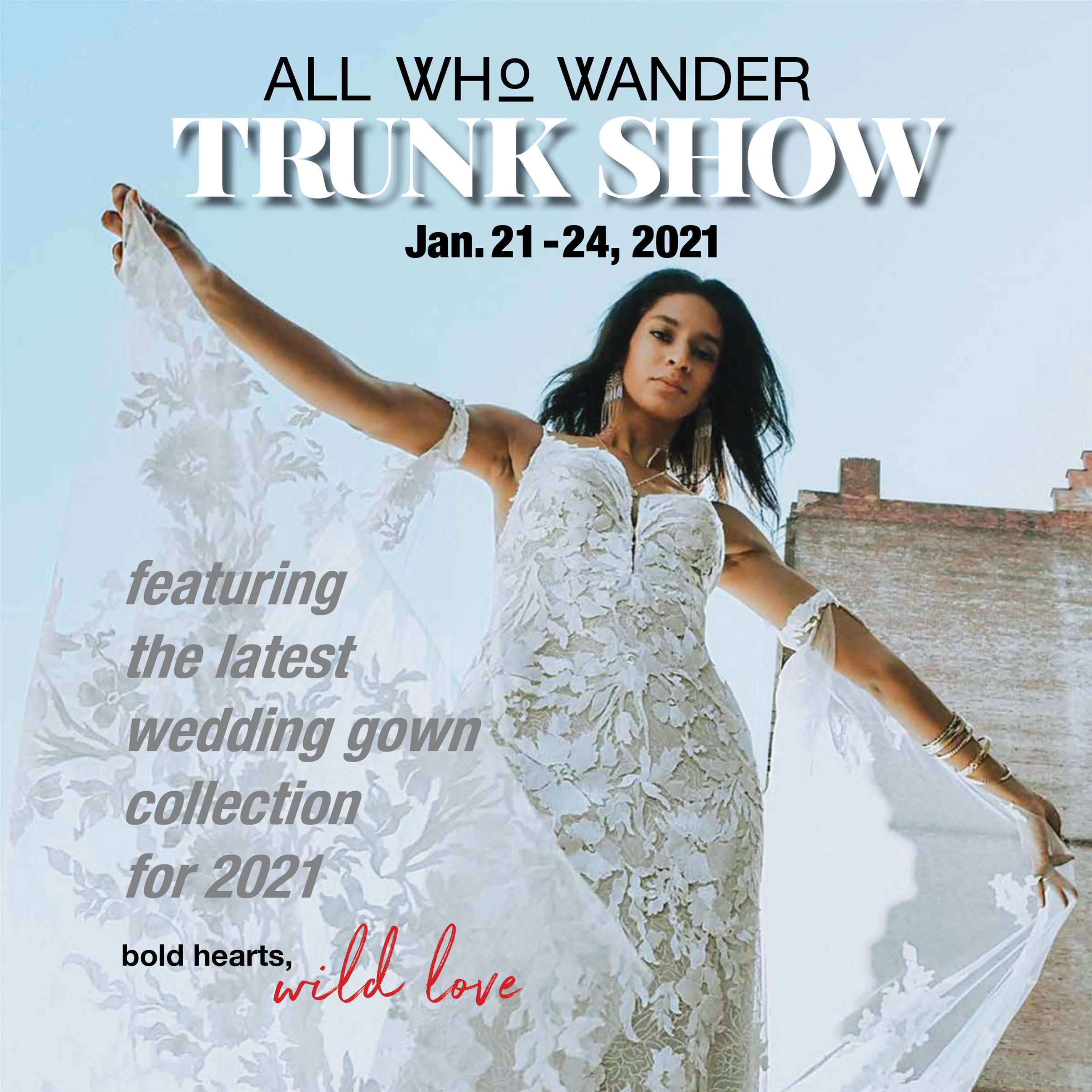 All Who Wander TRUNK SHOW Main Image