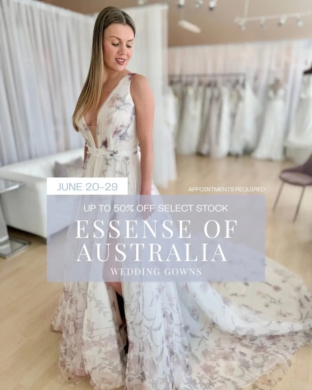 Essense of Australia Bridal Gown Sale Event