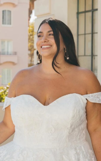 Essense of Australia Plus Size Style #D3520 #2 thumbnail