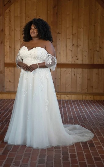 Essense of Australia Plus Size Style #D3529 #8 thumbnail